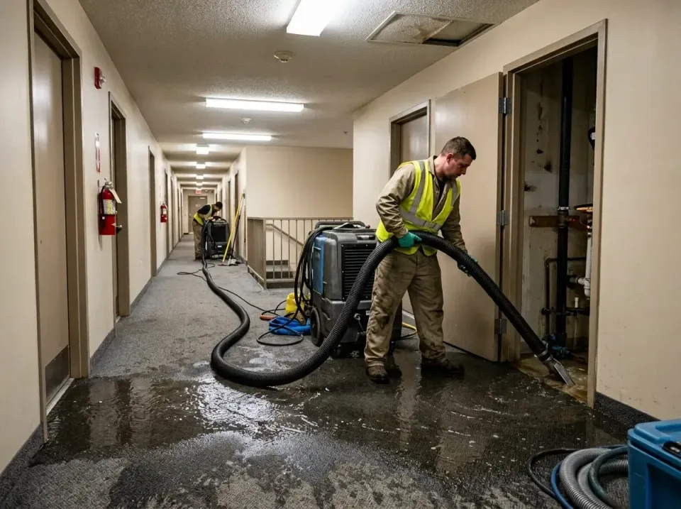 multi-unit-apartment-hallway-f-005 — frequently asked questions, Emergency Burst Pipe Water Extraction & Removal in New Prov…